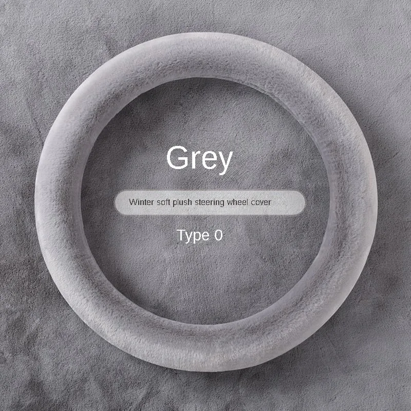 Car winter steering wheel cover is warm, comfortable, and does not slip