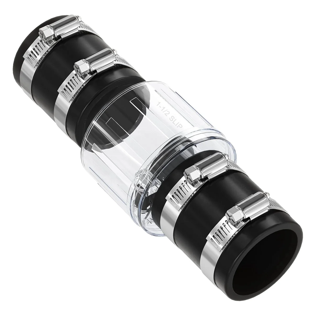 

1-1/2inch Check Valve, Quiet Sump Pump Check Valve Replacement with Spring-Loaded Flapper,for 1 1/2 Inch Pipe