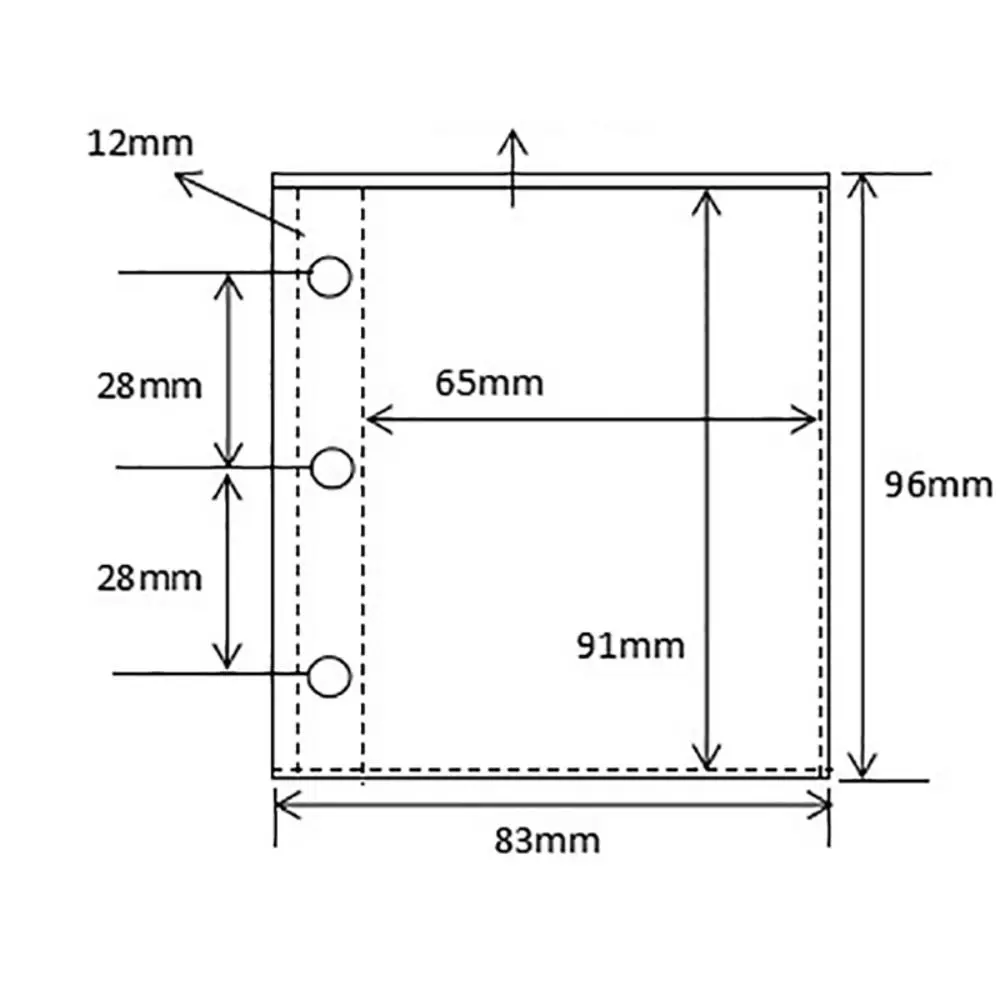 A5/A8 Photocards Holder Transparent DIY Detachable Photo Album Water Ripple Loose-leaf Binder Card Booklet