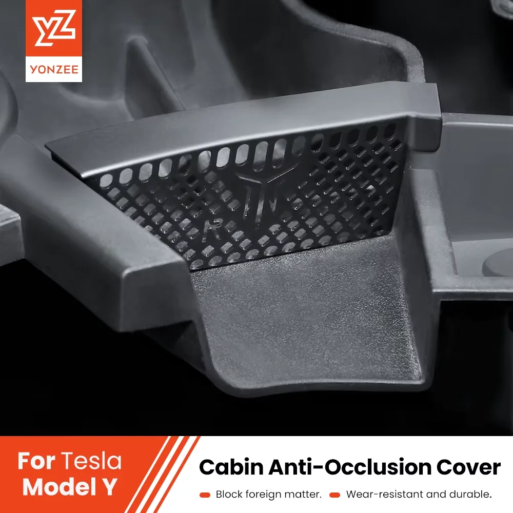 

Front Cabin Cover Water Stops For Tesla Model Y 2021-2024 Blockage Debris Filter Cover Anti-Blocking Protection Car Accessories