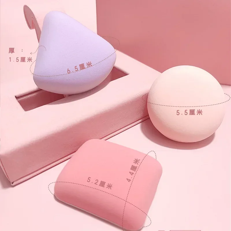 3pcs/set Soft Cosmetic Puff Makeup Sponge Set Delicate Air Cushion Puff Beauty Tool Wet and Dry Foundation Concealer Tools