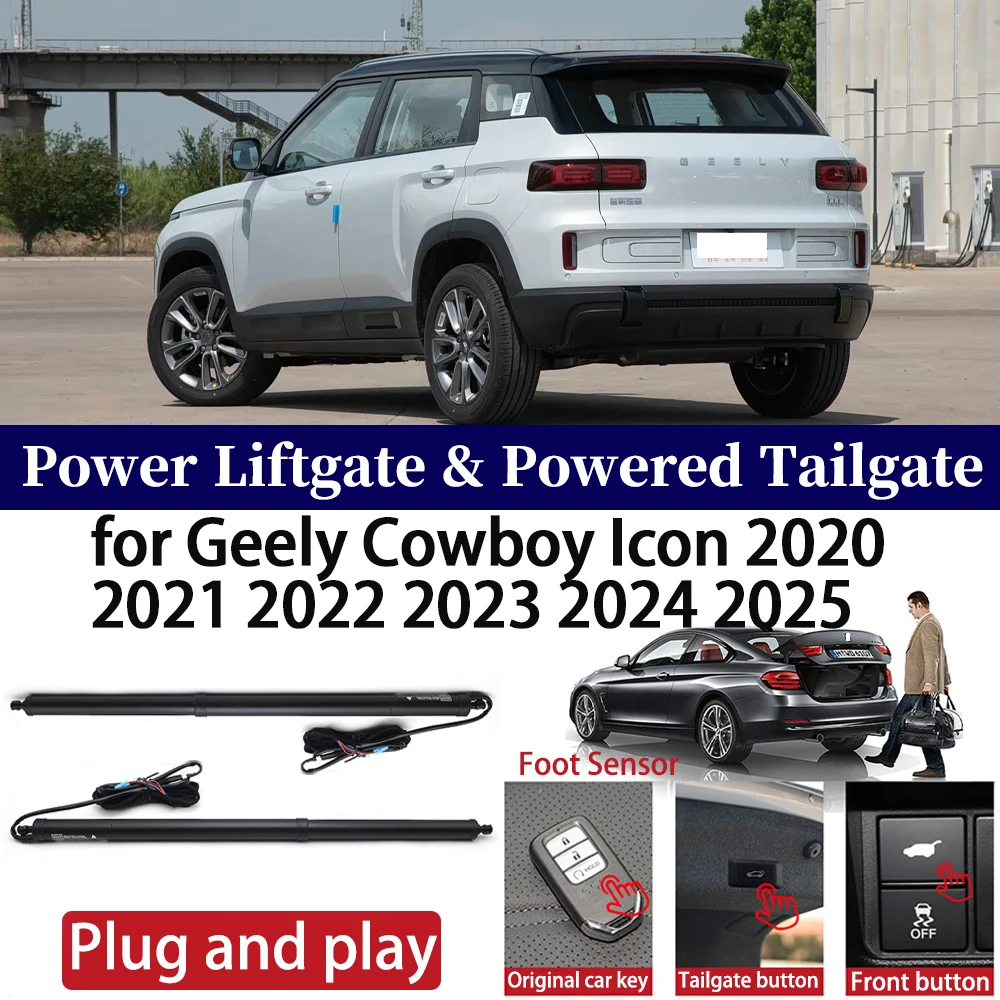 

for Geely Cowboy Icon 2020-2025 Car Auto Power Electric Tailgate Liftgate Lift Trunk Closer System Boot Lift Motor Kit