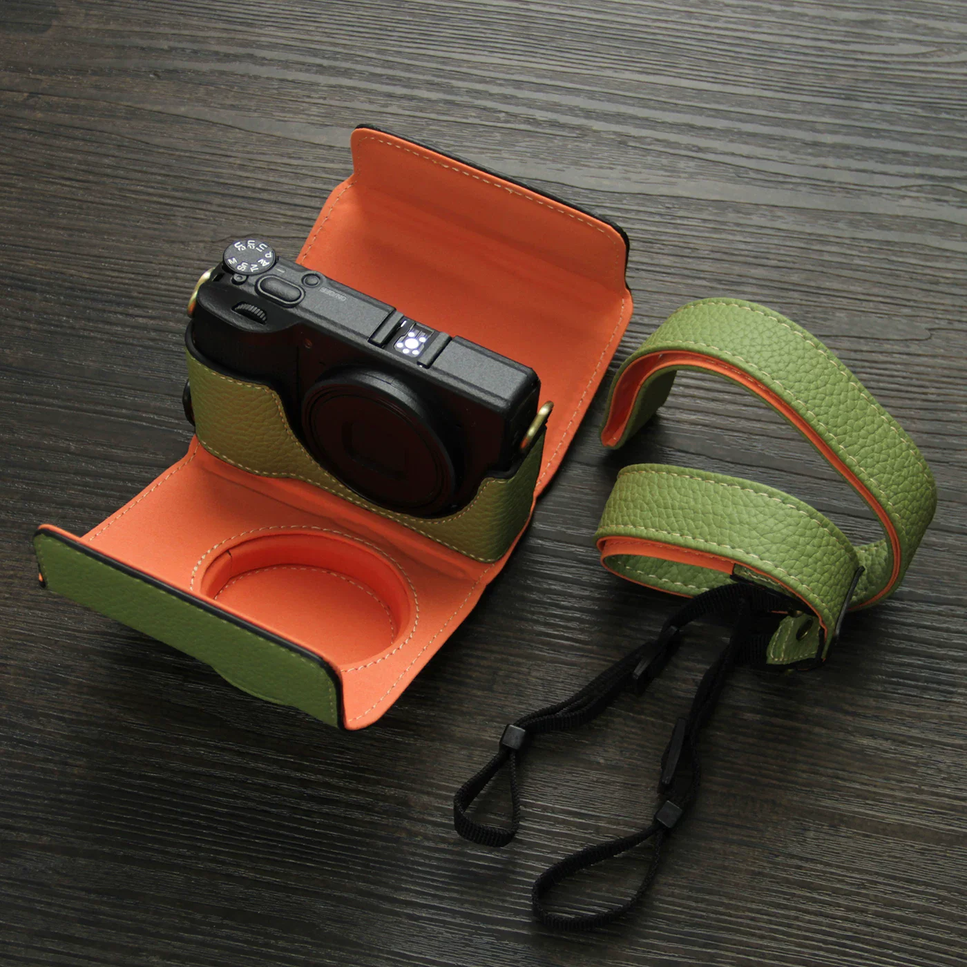 new luxury handwork Camera PU leather Bag Body BOX Case For Ricoh GR3 GR4 GR3X GRiii GRIV HDF Protective sleeve shell strap