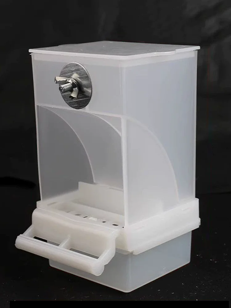 Papageienfutterbox, auslaufsicher, transparent, klare Futtervorrichtung für Papageien, langlebige Futterbox für Vögel – Detail 2