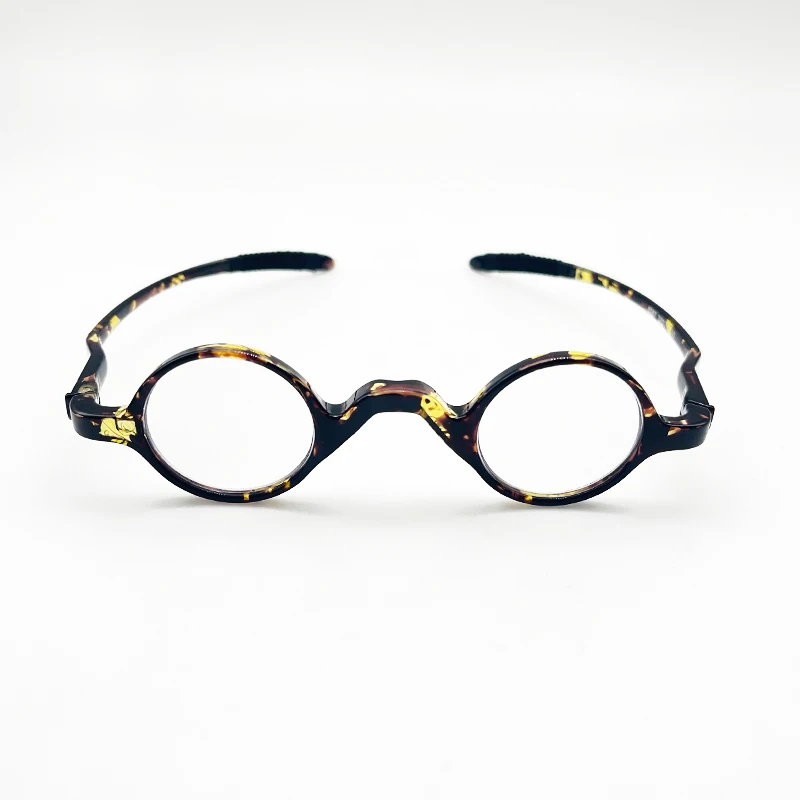 Mai Blume TR90 Tiny Lesebrille männer Brillen Rahmen Retro Anti Blau Runde Brillen Smart männer Gläser Für lesen +4 – Detail 6
