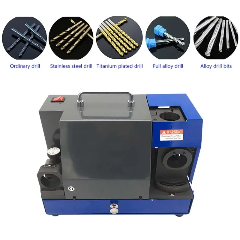 180W Drill Bit Sharpener Portable Angle Grinder CBN/SDC Disc Grinding Machine 8-30mm Drill Bits Sharpening Tool XY-30