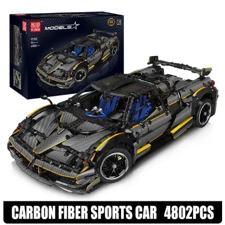 

Mould King 13182 Technical Car Building Block The Huayra Sport Racing Car Model Assembly 1:8 Car Toys Kids Christmas Gifts