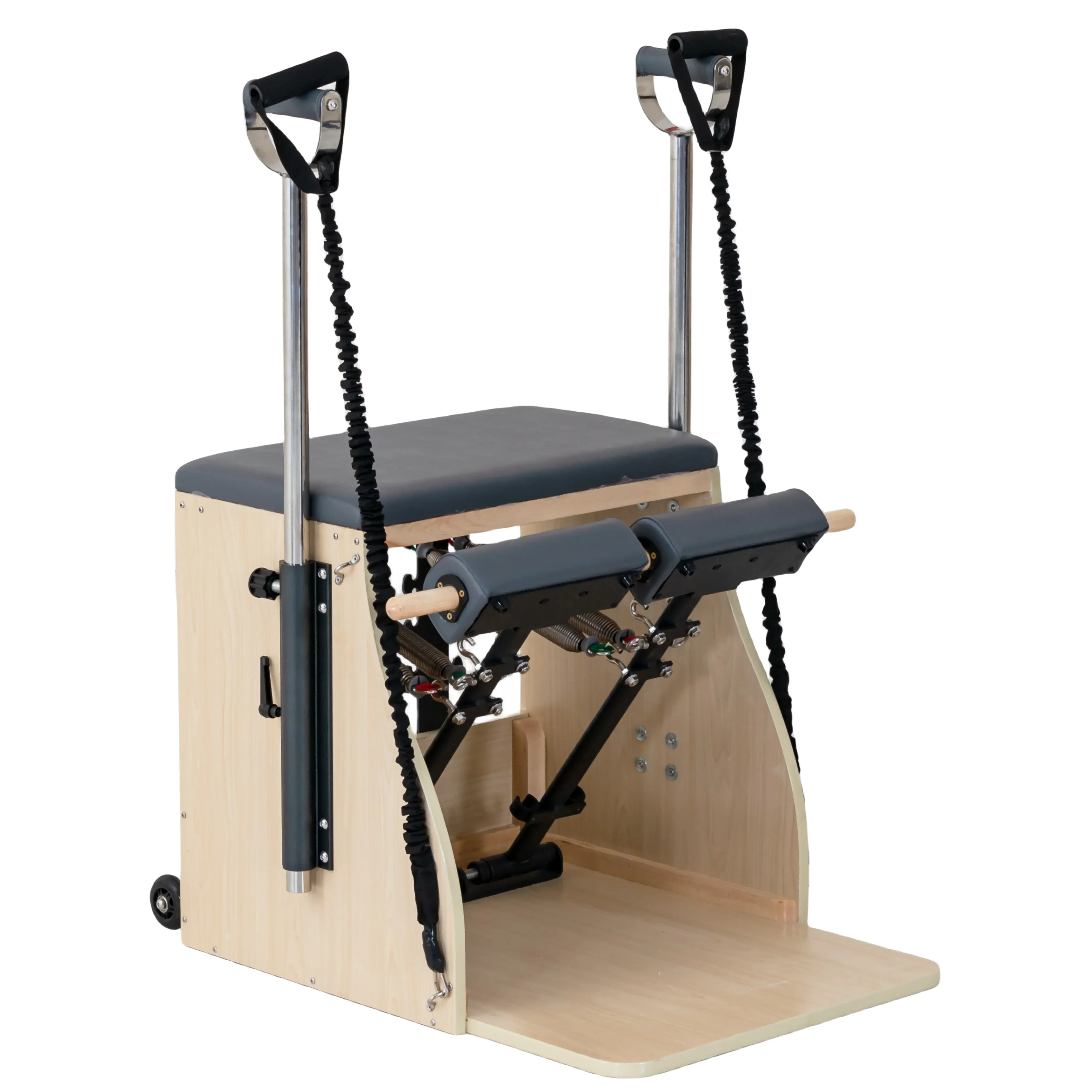 

2025 Deren Pilates EquipmentThe Latest Yoga Equipment In 2025Maple Chair Stable Eco Pilates Handles Reformer Pilates Chair