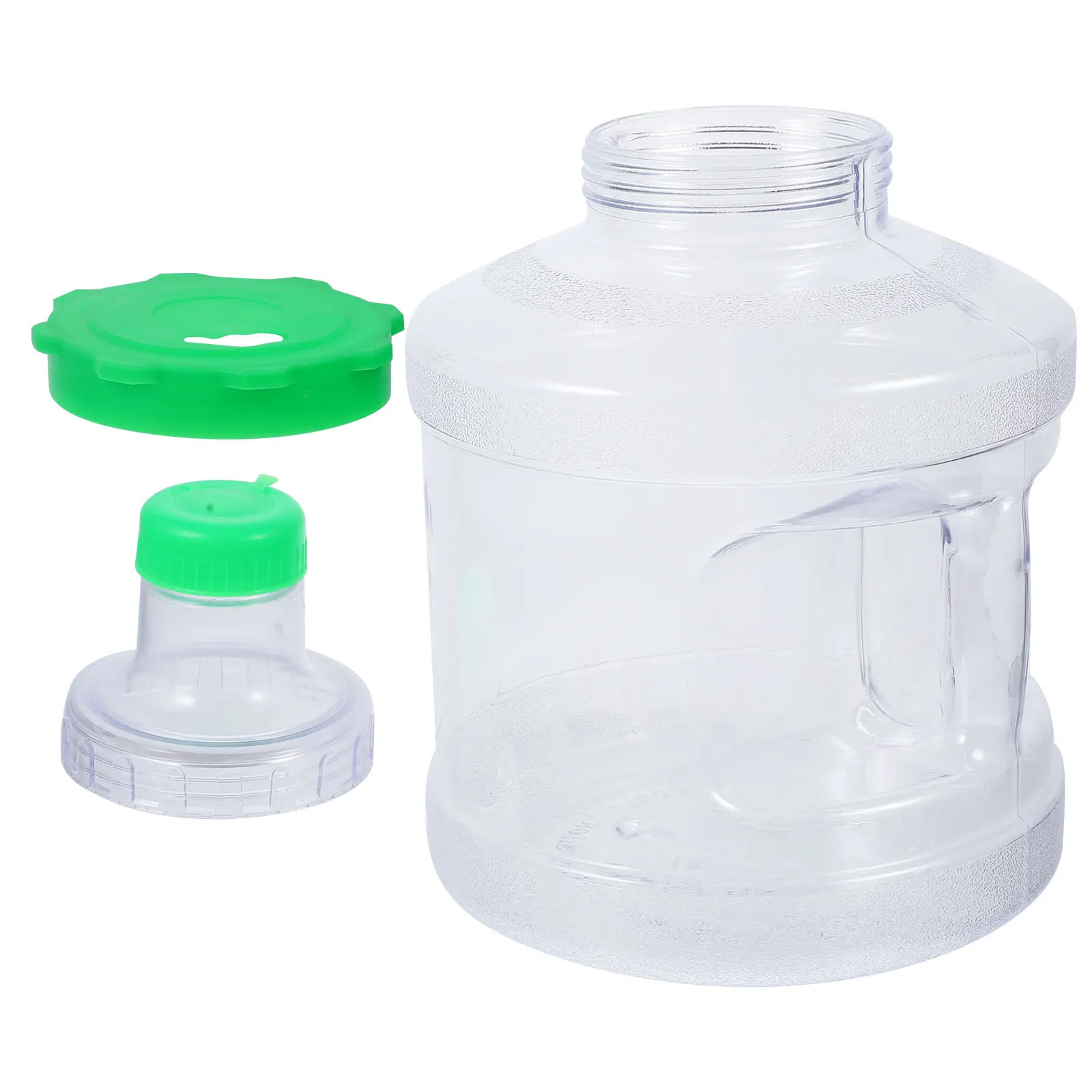 

Large Capacity Transparent Water Storage Bucket Portable Water Bottle Humanized Handle Suitable for Outdoor Indoor Use