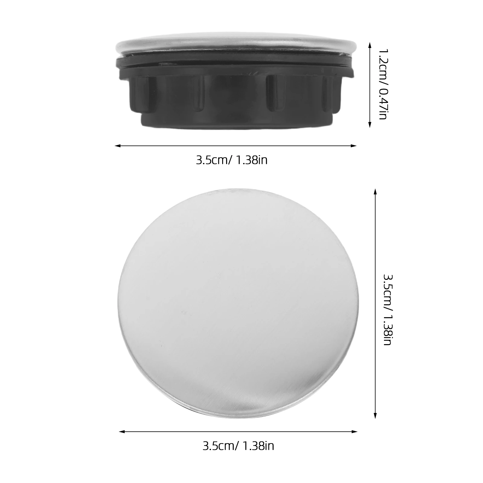 2 Pcs Sink Hole Cover Kitchen Spray Bathroom Faucet Cap Installation Parts Overflow