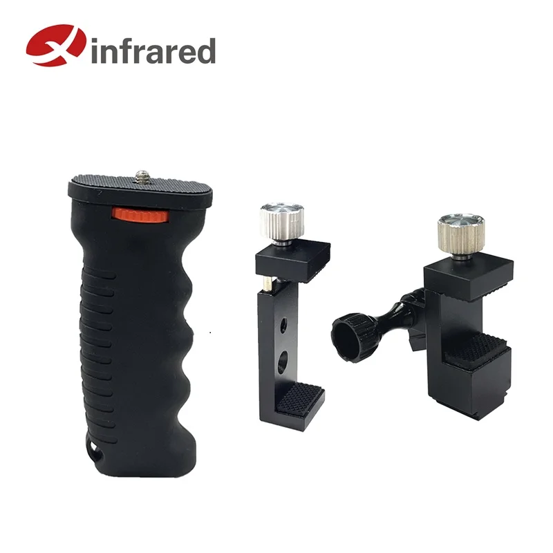 InfiRay T2 PRO T2L T2S P2 PRO التصوير الحراري حامل كاميرات مراقبة عالي الجودة سبائك الألومنيوم المضادة للانزلاق الهاتف المحمول التصوير الحراري قوس