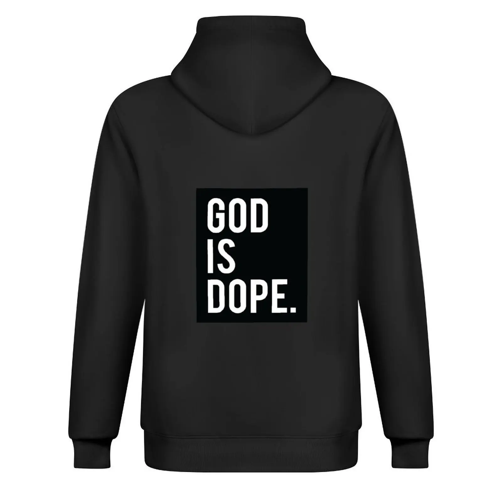 الله هو Dope هوديي أسود ملابس الخريف الكورية ملابس الرجال ملابس رجالية الخريف منتجات جديدة هوديي الرسم