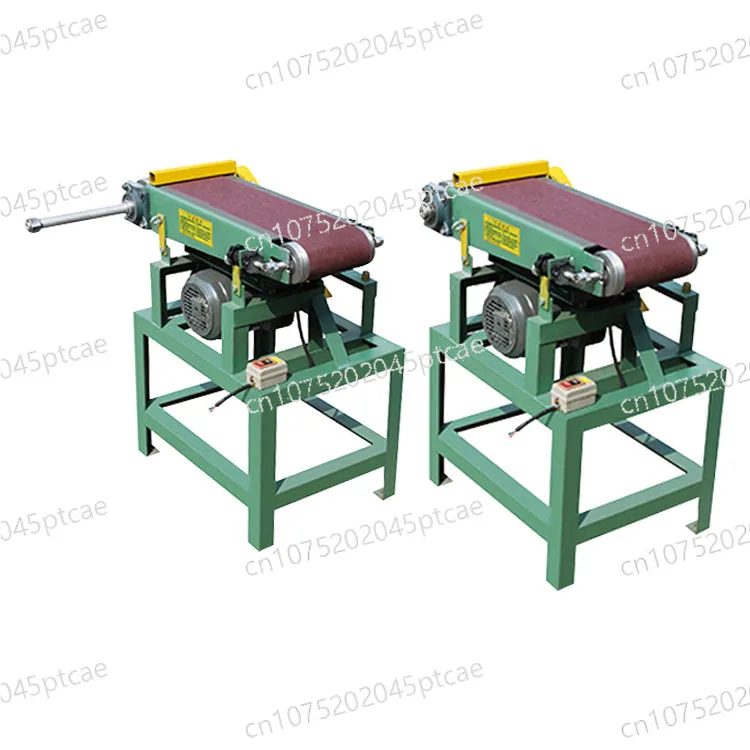 1524 Vertical and Horizontal Desktop Belt Machine, Wood Plate Metal Stainless Steel