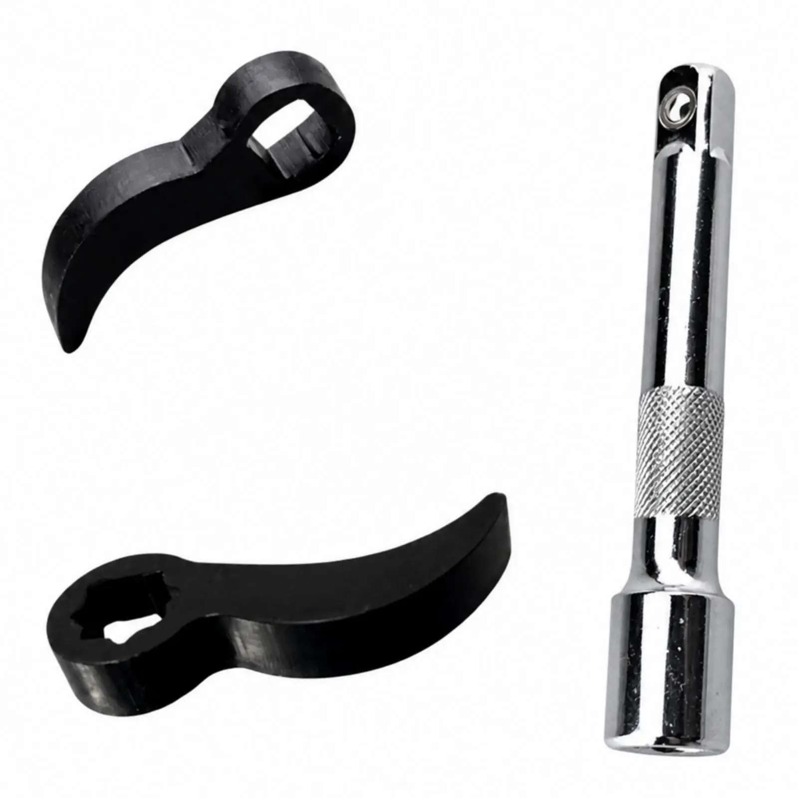 Hook Shaped Axle Removal Tool with Chrome Rod for Car Mechanic Use in Confined Workshop Areas