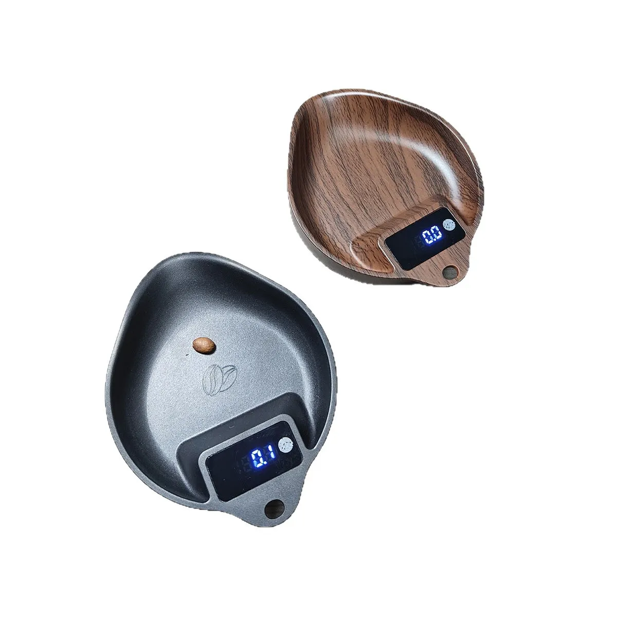

Walnut color coffee electronic weighing hand-pour bean tray special intelligent espresso weighing bean disc scale