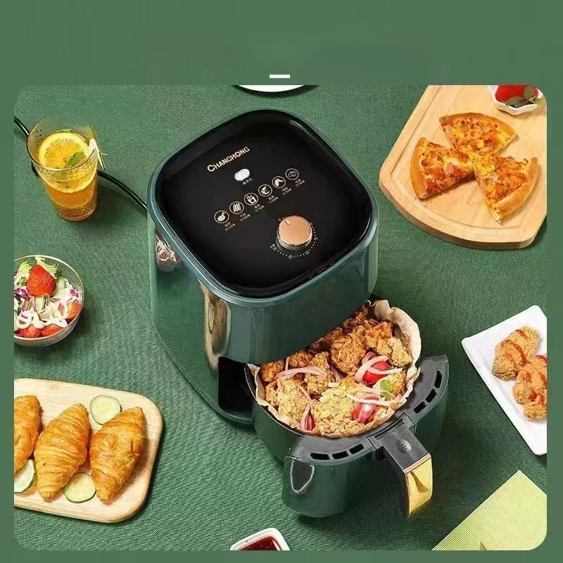 

Automatic Household Multi 360 ° Baking,Smart Electric Air Fryer, Large Capacity, LED Touchscreen, Deep Fryer without Oil, 6.5L