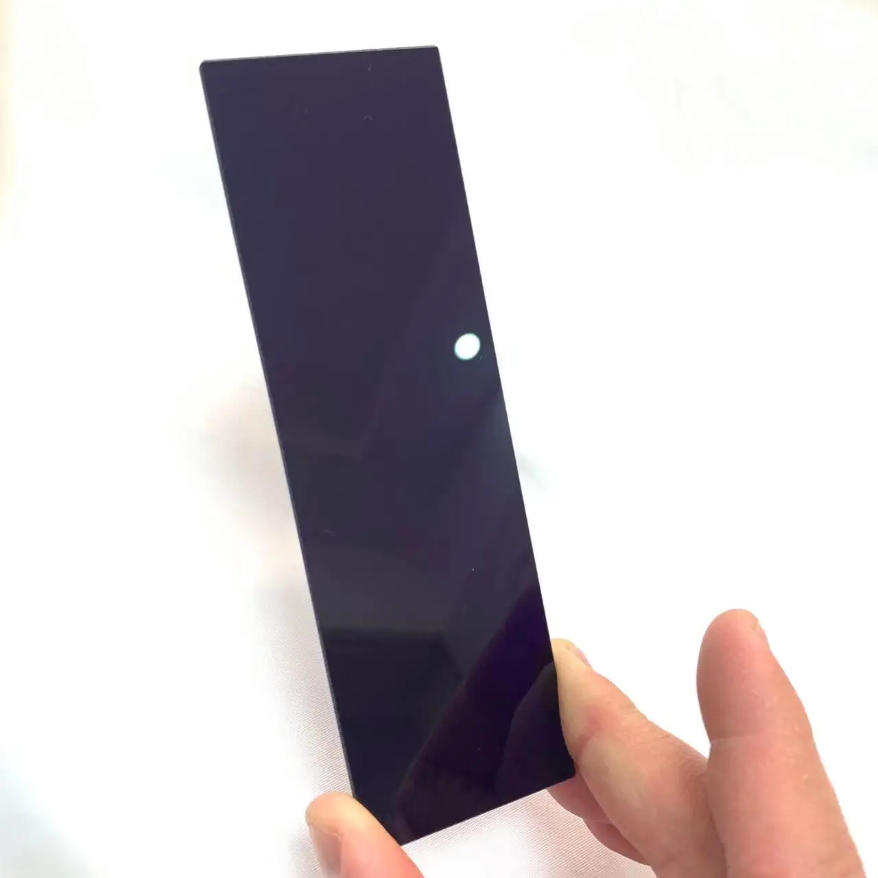 Size 150x50x2mm Transparent UVC 200nm~275nm 254nm ZWB3 UV Pass Filter Glass