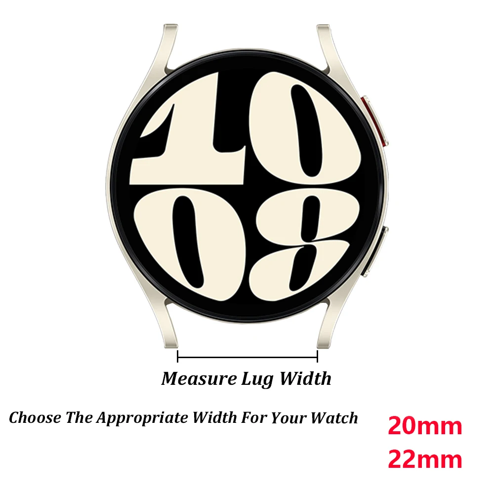 22 مللي متر 20 مللي متر الفرقة لساعة سامسونج جالاكسي 7 6 5 40 44 مللي متر الفاخرة الصلب حزام لهواوي ساعة GT5 46 مللي متر ساعة 4/3 برو في نهاية المطاف كوريا