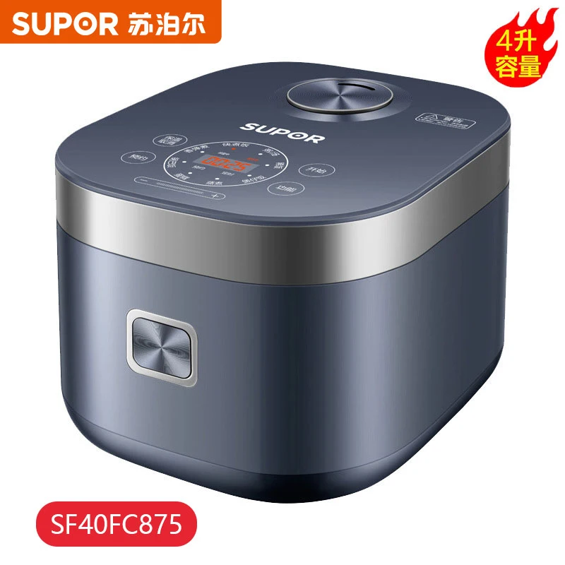 SUPOR Rice Cooker 4L Household Multi-function Rice Cooker 24H Smart Appointment 2-6 People Removable and Washable Inner Cover electric hot air fryer oven oil free cooker 1225w 3 liters smart cooking programs compact oilless small oven fit for 2 3 people