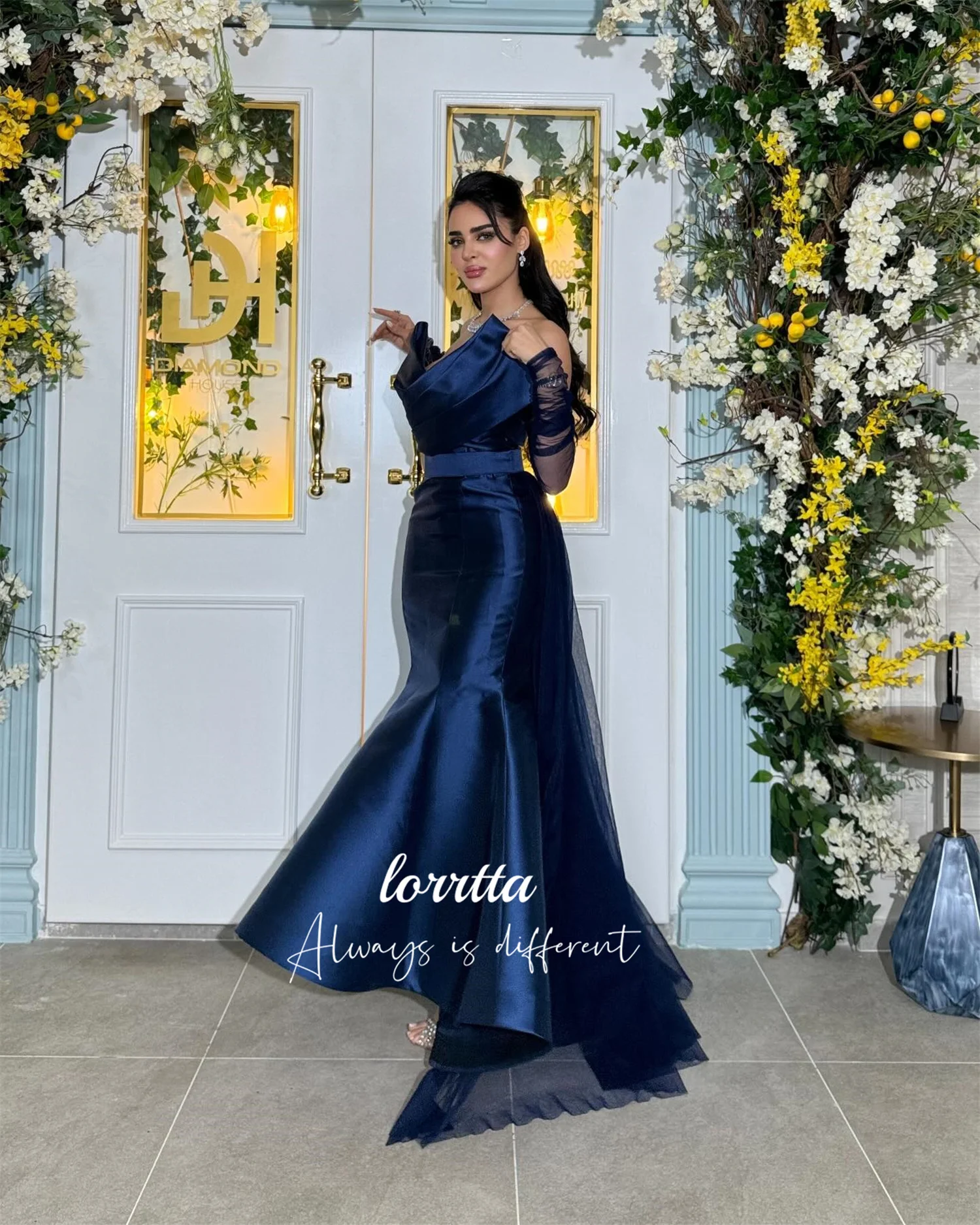 Lorrtta Customized Grace Elegant Long Dress Fishtail Cut Women's Evening Dress Woman Special Occasion Dresses Prom Dresses 2025