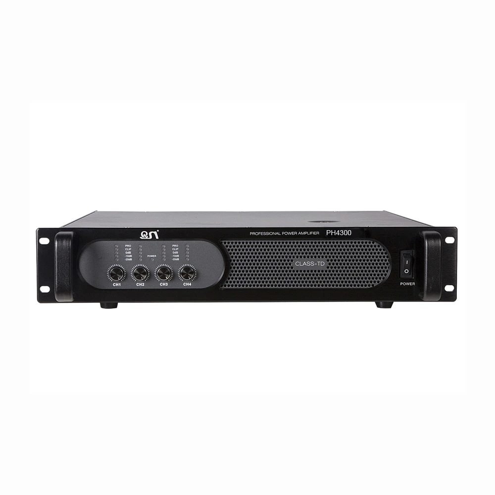 PH4300 4 Channel Professional Stage Audio Power Amplifier with High Quality HOLL SELL PH4300