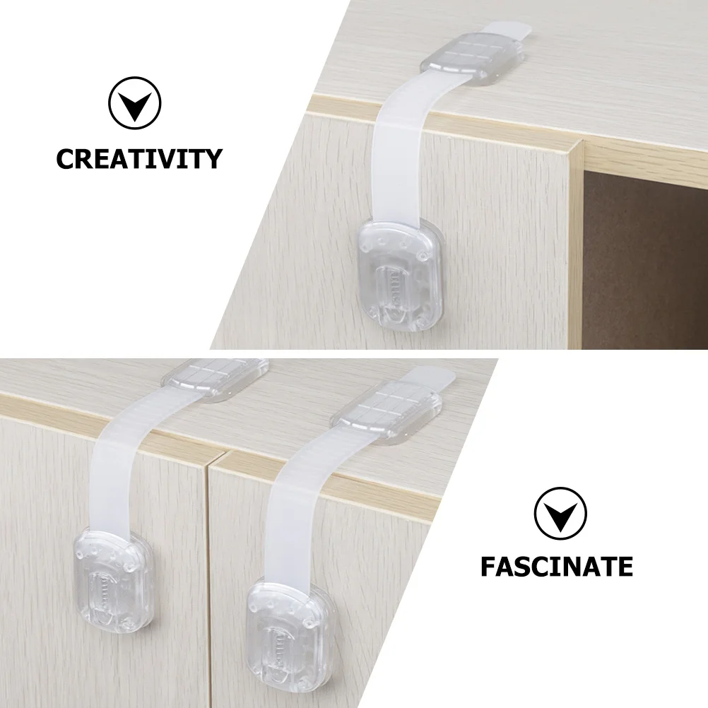 

3Pcs Child Safety Locks for Cabinets Drawers Fridge Easy Install Protect Kids At Home Child Safety Lock Fridge Lock