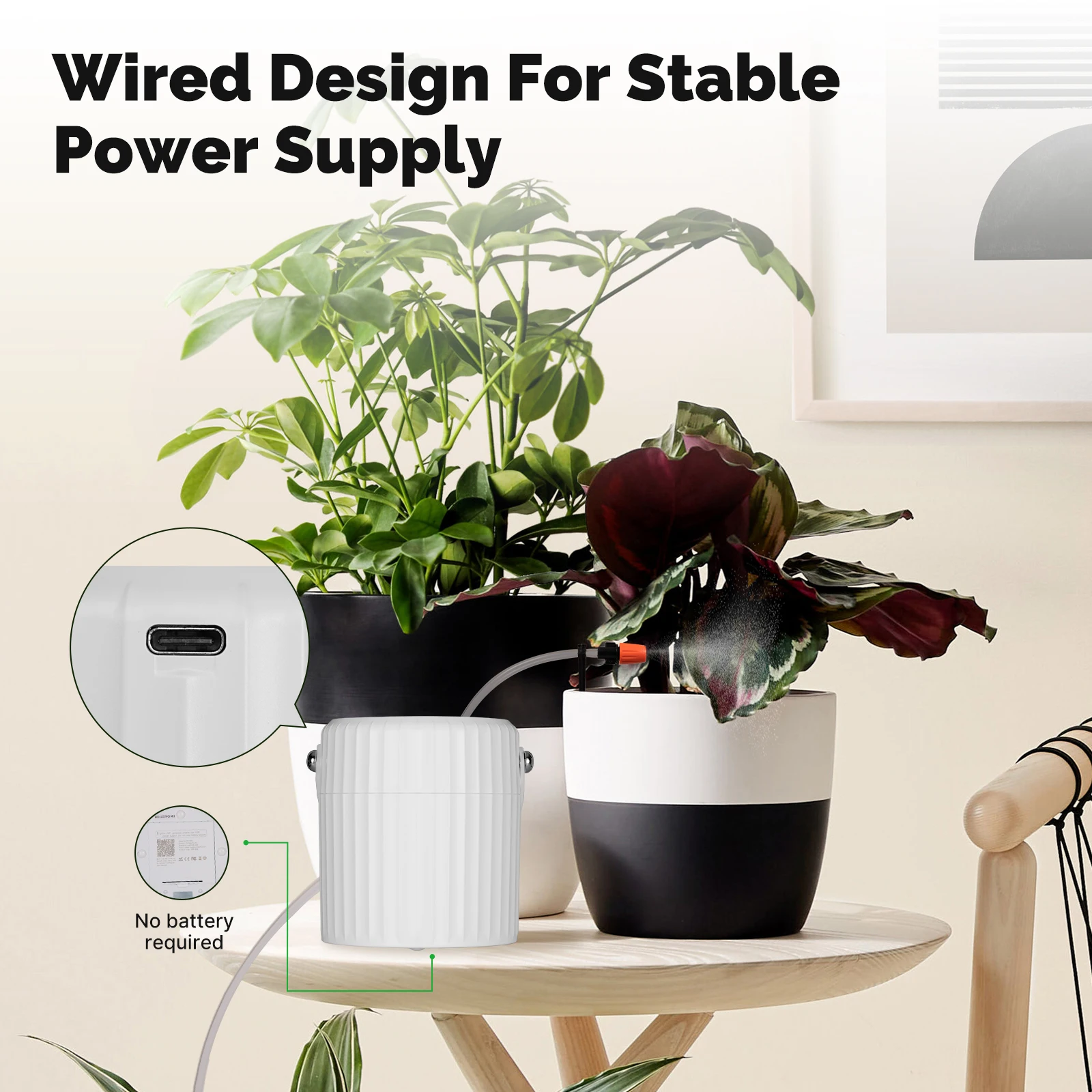 MOES Tuya WiFi Watering Pump Timer Device Irrigation System Garden Tools Sprinkler Wired Design Auto Mode Manual App Control