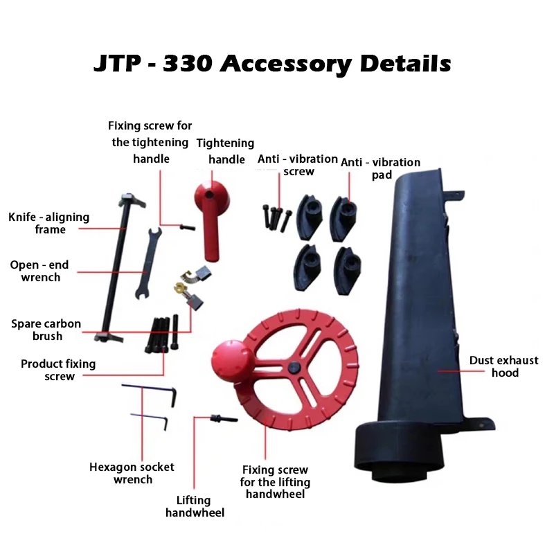 

Multi-functional Woodworking Planer JTP-330 Press Planer Machine Small Electric Planer Machine Table Flat Planers Machine 220V