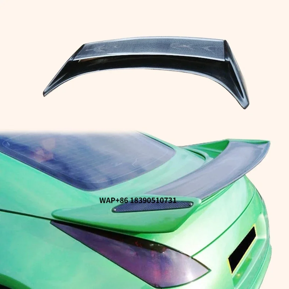 

For Fairlady Z 350Z Z33 NIS 2 Style Carbon Fiber Rear Trunk Spoiler Wing