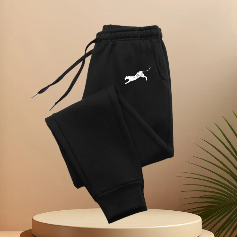 

Мужские классические спортивные брюки, брюки для бега, модные спортивные штаны с трендовыми фирменными принтами и графикой.