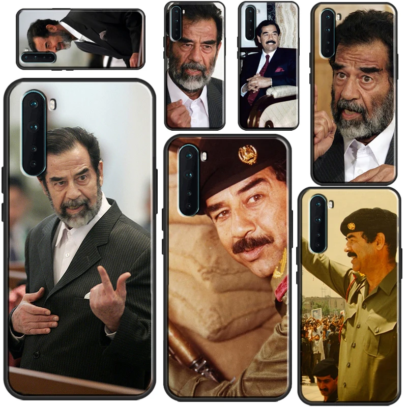 Saddam Hussein Arabic Iraq Case For OnePlus 9 10 Pro Nord2 8T 9R Coque For OPPO Realme 8 Pro 8i C3 C21 GT Neo 2 Master