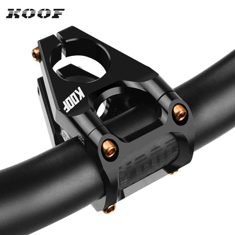 

KOOF MTB Stem 31.8x45mm CNC High-strength Cycling Table Aluminum Alloy Racing Downhill Road Handlebar Stem Bicycle Accessories