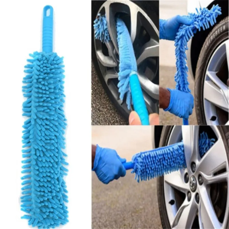 Bendable Microfibre Duster Cleaning Home Car Cleaner Dust Handle Dust Mites Portable Dusting Brush