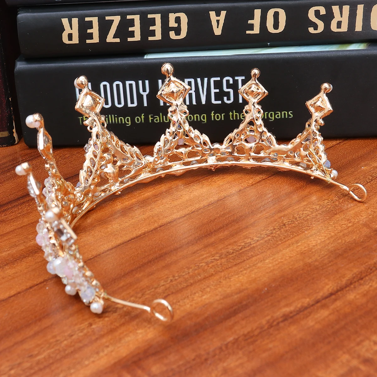 

Crystal Crown Tiara Kids Headdress Headband Accessories Girls Princess Premium Alloy Rhinestone Sparkly Stage Performance Proms
