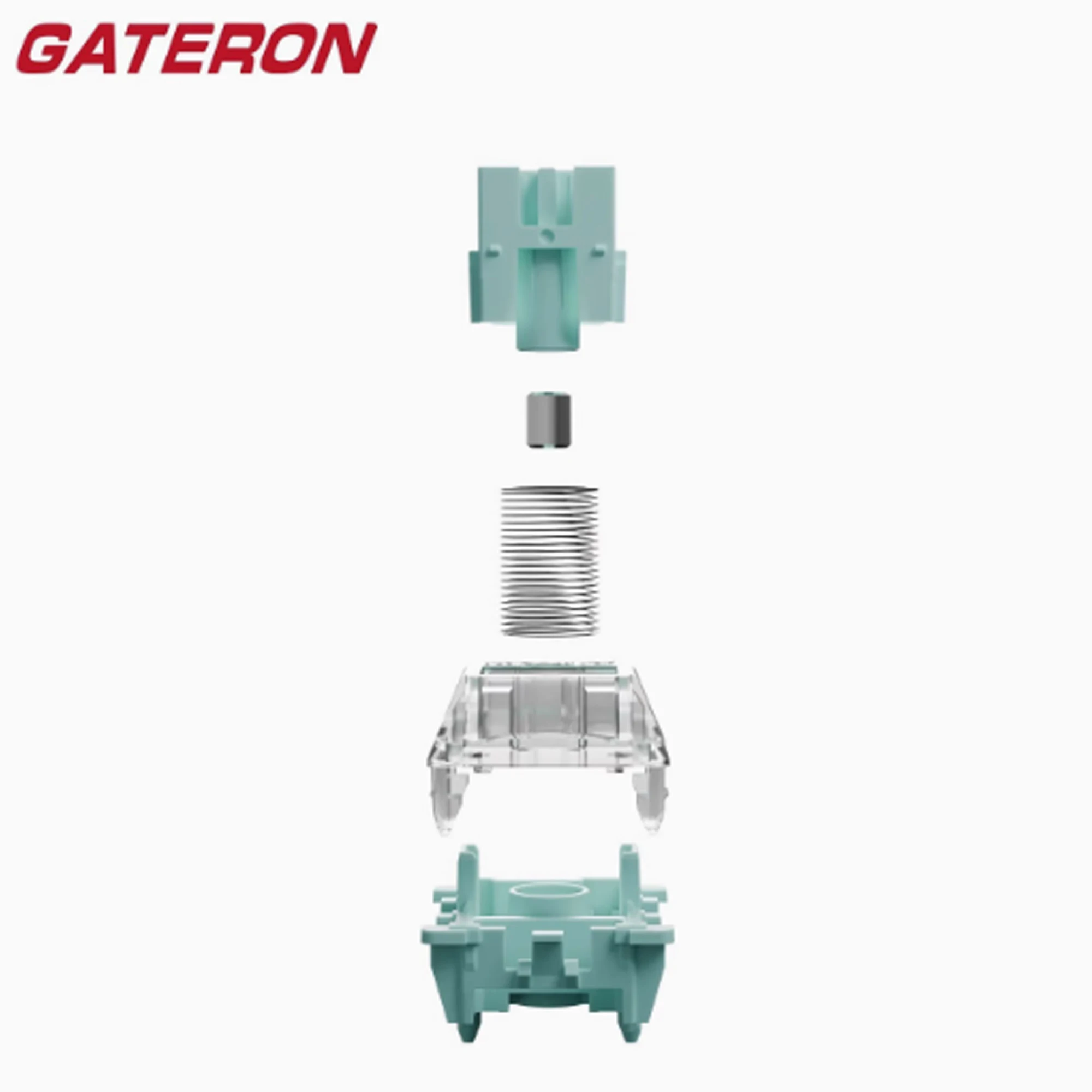 GATERON Magnetische Jade Gaming-schakelaar, lineair, vrij instellen muurstam, Hall-sensor HIFI-geluid voor magnetisch toetsenbord Gaming-werk