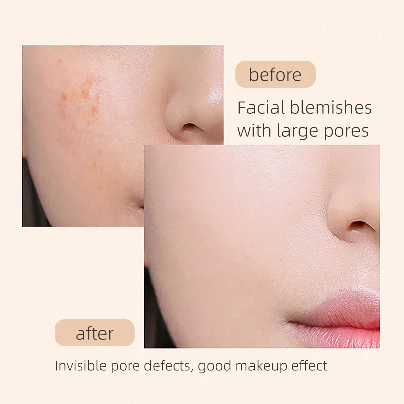 フルカバレッジコンシーラーカバー抗くま美白クリームマットファンデーション BB クリームフェイスメイクベース化粧品