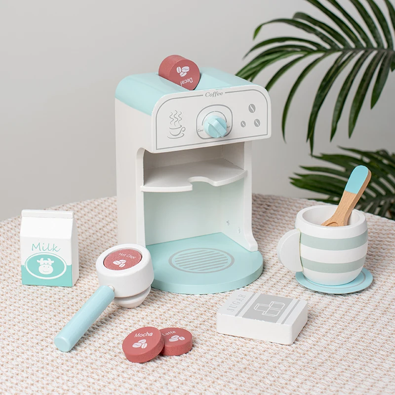 Zestaw do zabawy w parzenie kawy: Zabawaj jako sklepikarz i rob kawę – dzieci się zabawiają interaktywnie!