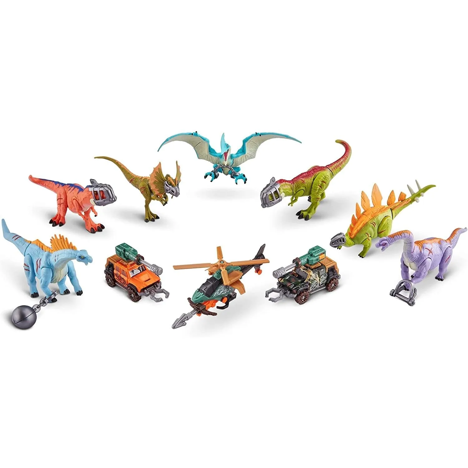 ZURU 5 Surprise Dino Strike Hunt Dinosaur Attack Hunting Series 3 Mystery Collectible Capsules 1 Pack Speelgoed voor kinderen