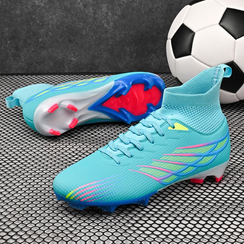 Comfortable Long Stud Football Boots, Durable Sole, Suitable For Amateur Players Outdoor Football Sports Training