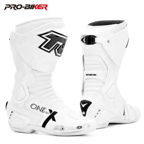 오토바이 레이싱 부츠 Professiona Biker Shoes 오토바이 타기 보호 장비 내마모성 모토크로스 오프로드 부츠