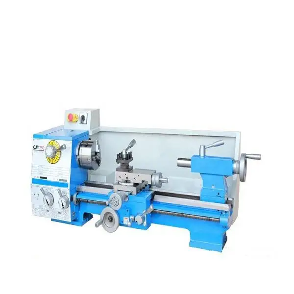 Cjm250 Parallel Lathe 500mm Mini Lathe Machine With Auto Feeding  Metal Bench Machine Turning Lathe Horizontal