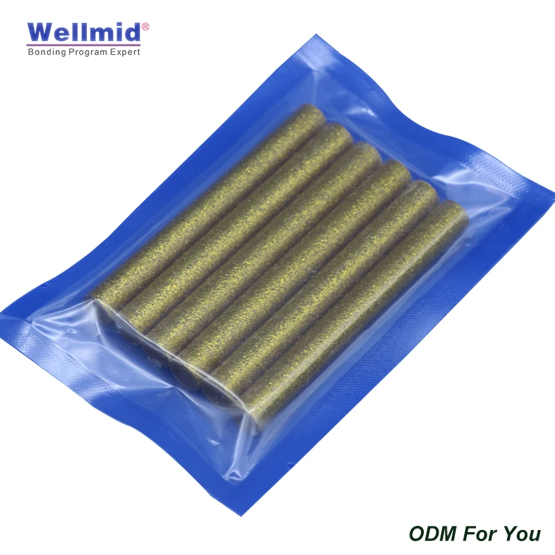 7mm 11mm×100mm Flash Golden Eure Hot Melt Glue Sticks For Heat Pistol Gun Adhesive Araldite DIY Tools Repair Alloy Accessories