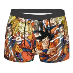 Japanese Anime Dragon Ball Z Men's Underwear Boxer Shorts Panties Novelty Polyester Underpants for Homme Plus Size