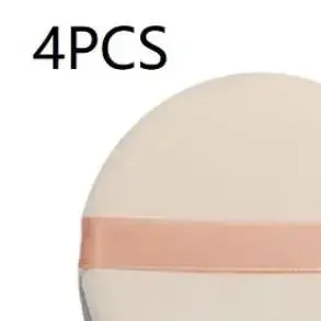 4 szt. 12cm Okrągłe Puszyste Pusze do Pudru Duże Pusze do Pudru Sypkiego Pusze do Makijażu z Haczykiem na Wstążkę i Rękawiczką