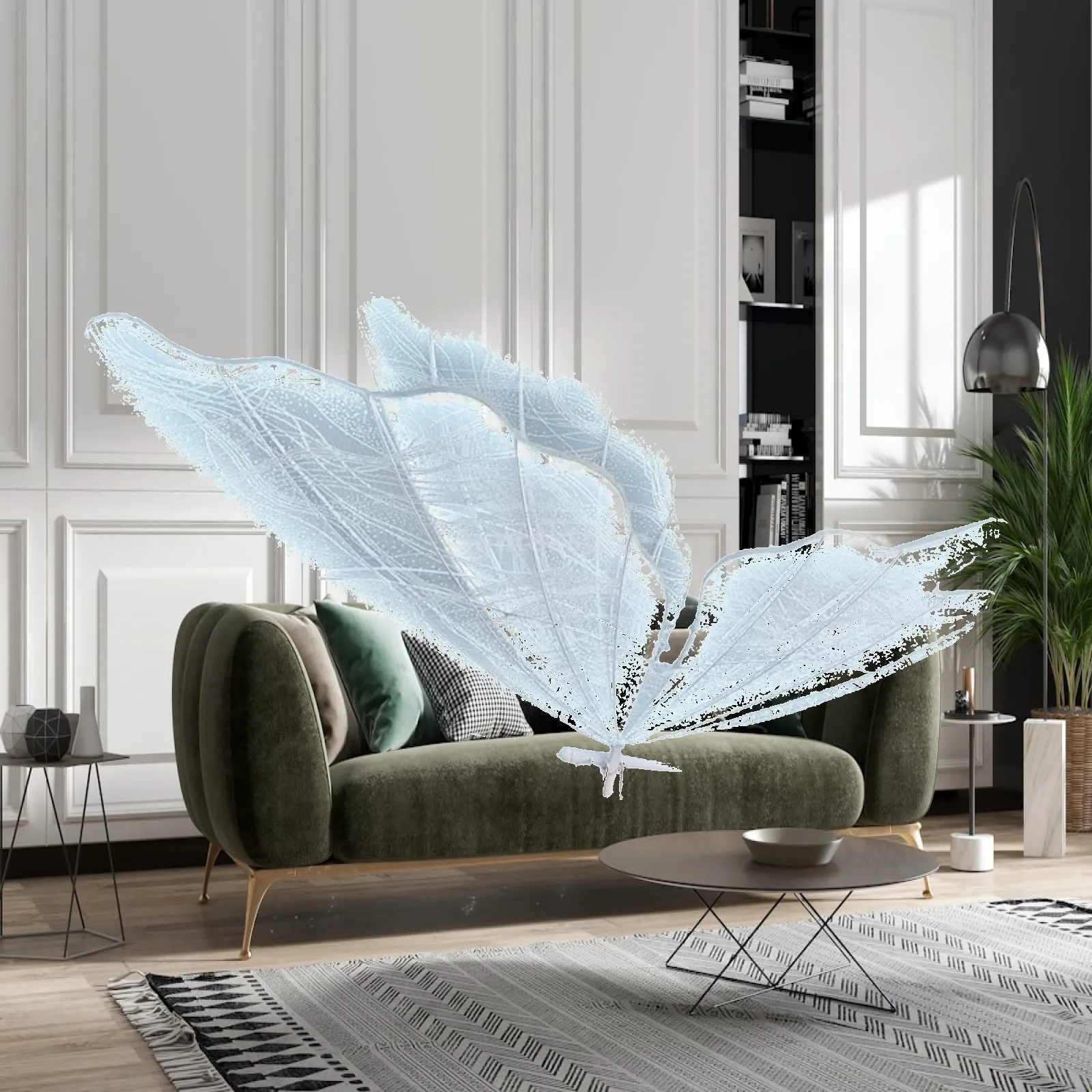 Butterfly Pendant Light Lightweight Lamp for Shopping Mall Birthday Holiday
