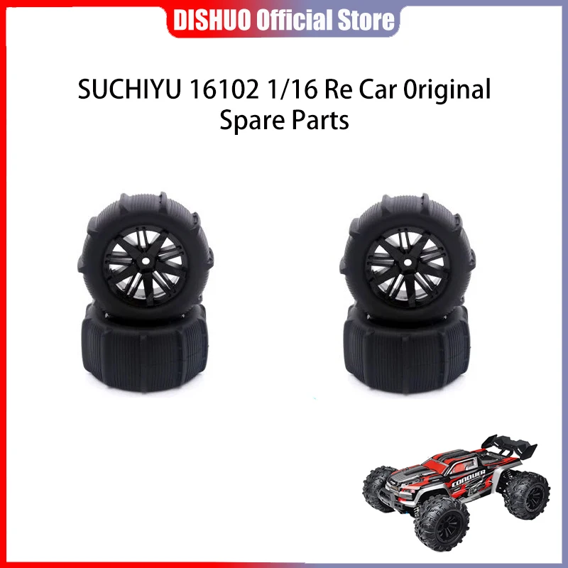 

SCY 16102 1/16 RC Car Original Spare Parts 6324 tire 4pcs Suitable for SCY 16101 16102 16103 Car