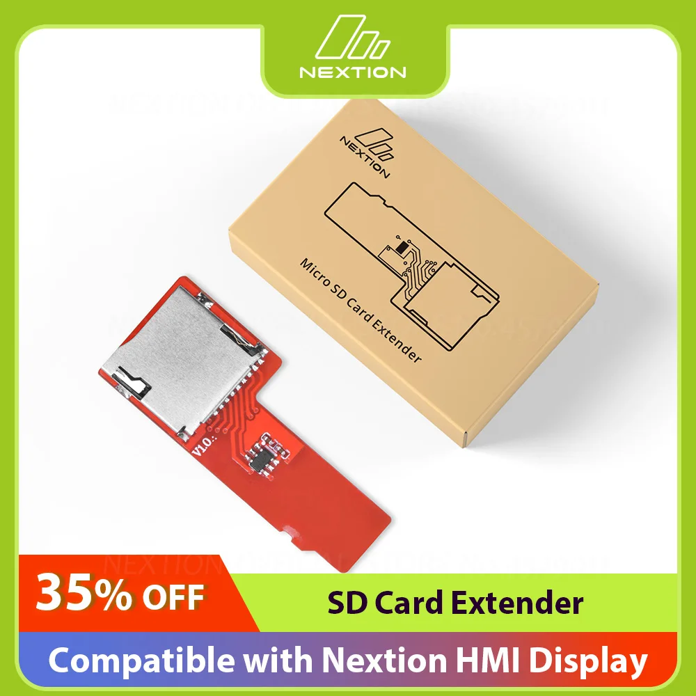 NEXTION Micro SD Card Extender Adapter Support FAT32 Micro SD Card Data Reading Writing Compatible with all Nextion HMI Display