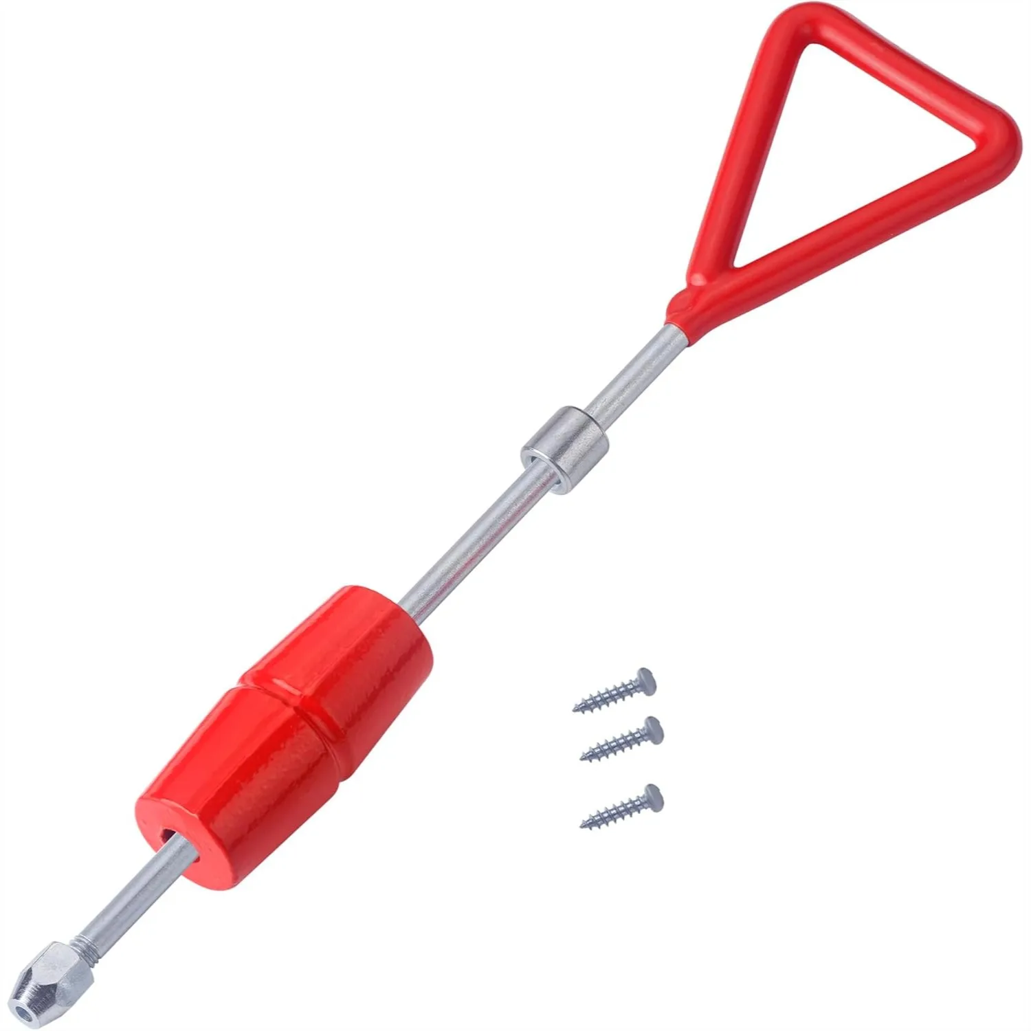 

Slide Hammer Dent Puller Kit with 3 Screw Tips and One-Piece Shaft for Auto Body Repair, DIY Tool for Strength and Durability
