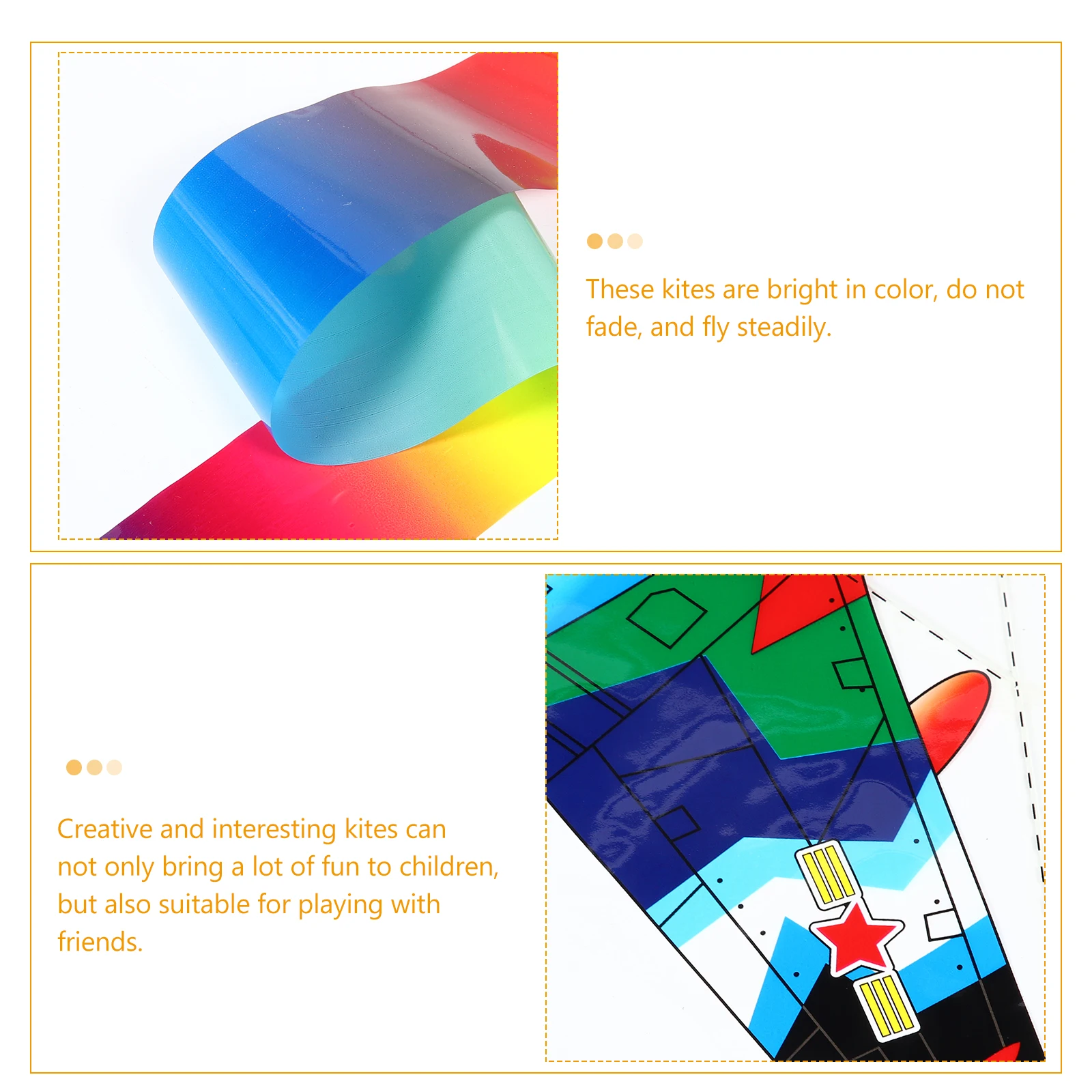 

Plastic Sheet Kite Outdoor Portable Cartoon Kites Kids Flying Childrens Dynamic Fishing Rod Toys