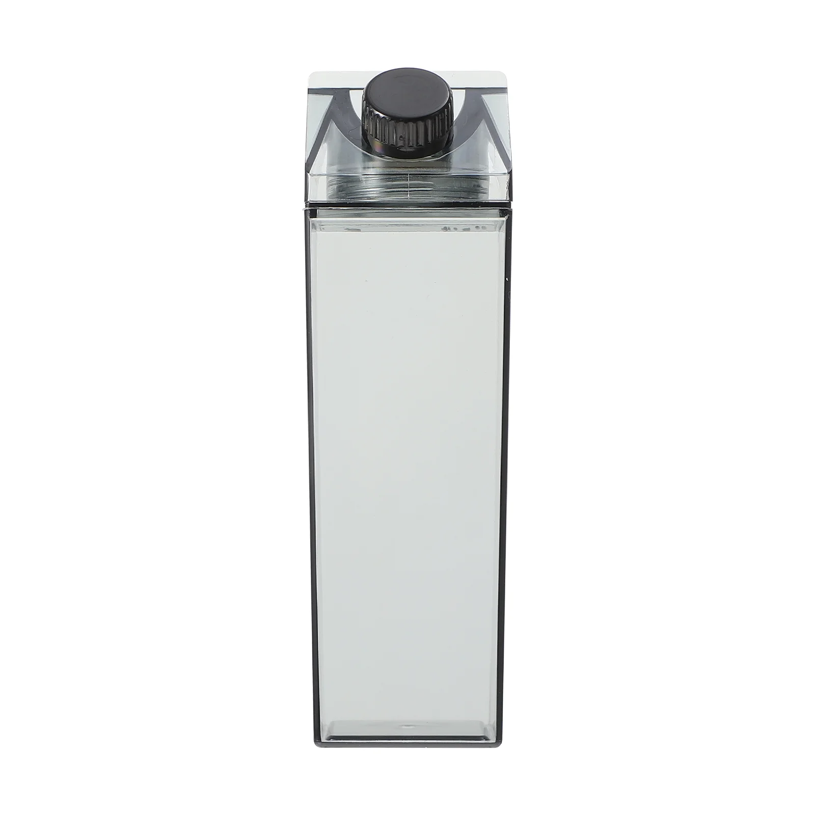 

Plastic Milk Cup Transparent Square Breakfast Beverage Juices Water Reusable High Quality Kitchen Bar Item